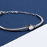 Luxury silver bracelet with zircons Tesori SAIW213