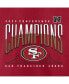 Фото #2 товара Men's Scarlet San Francisco 49ers 2023 NFC Champions Hometown Not Done T-shirt