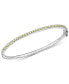 Peridot Bangle Bracelet (1-1/5 ct. t.w.) in Sterling Silver