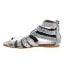 Фото #5 товара Roan by Bed Stu Willa F300003 Womens Gray Leather Zipper Strap Sandals Shoes 5