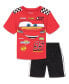 Фото #1 товара Toddler Boys Lion King Cars T-Shirt and Mesh Shorts Outfit Set to (18 Months - 10-12)