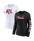 Фото #1 товара Women's Black, White Atlanta Falcons Two-Pack Combo Cheerleader T-shirt Set