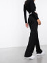 Monki relaxed tailored trousers in black 36 - фото #3