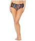 Фото #1 товара Paul Smith Women's 248017 Cheetah Print Stripe Panelled Pant Swimwear Size M