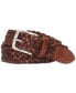 ფოტო #1 პროდუქტის Men's Braided Leather Belt