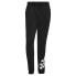 adidas men Essentials Fleece Tapered Cuff Logo Pants