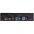 Фото #9 товара StarTech.com 2 Port HDMI KVM Switch - Single Monitor 4K 60Hz Ultra HD HDR - Desktop HDMI 2.0 KVM Switch with 2 Port USB 3.0 Hub (5Gbps) and 4x USB 2.0 HID - Audio - Hotkey Switching - TAA - 3840 x 2160 pixels - 4K Ultra HD - Rack mounting - 36 W - Black