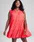 Фото #5 товара Women's Sleeveless Tiered Dress, XXS-4X, Created for Macy's