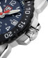 ფოტო #3 პროდუქტის Men's Swiss Navy Seal RSC Blue Rubber Strap Watch 45mm