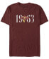 ფოტო #1 პროდუქტის Men's Iron Sixty Three Short Sleeve Crew T-shirt