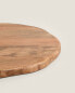 Round wooden cutting board