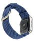 Women's Blue Woven Perlon Band Compatible with 38/40/41mm Apple Watch