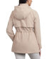 Women's Petite Hooded Water-Resistant Anorak Coat, Created for Macy's