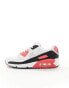 Фото #3 товара Nike Air Max 90 trainers in white, black and pink