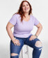 Фото #4 товара Trendy Plus Size 721 High-Rise Skinny Jeans