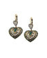 ფოტო #1 პროდუქტის Women's Heart Drop Earrings