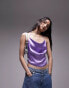 Фото #2 товара Topshop backless halter top in lilac