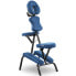 Фото #2 товара Krzesło do masażu tatuażu przenośne składane Montpellier Blue do 130 kg niebieskie