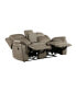 Фото #4 товара White Label Lola 74" Double Reclining Loveseat