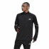 Фото #7 товара Толстовка спортивная мужская Adidas Fast 1/2 Zip Чёрная