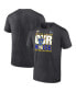Фото #1 товара Men's Matthew Stafford Charcoal Los Angeles Rams Super Bowl LVI Champions Hometown T-shirt