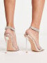 Фото #2 товара Public Desire Afterglow embellished heeled sandals in silver
