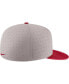 Фото #3 товара Men's Gray Alabama Crimson Tide Aero True Baseball Performance Fitted Hat