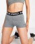 Nike Pro Training Dri-Fit 3 inch shorts in iron grey