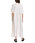 Sole Tunic Linen-Blend Maxi Dress Women's White M