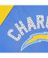 ფოტო #2 პროდუქტის Women's Powder Blue, Gold Los Angeles Chargers Confetti Raglan Full-Zip Track Jacket