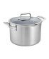 Фото #1 товара Clad CFX 8-Qt. Stock Pot with Strainer Lid and Pouring Spouts