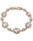 ფოტო #1 პროდუქტის Gold-Tone Round & Pear-Shape Crystal Flex Bracelet