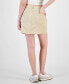Фото #2 товара Juniors' Zip-Front Five-Pocket Mini Skirt