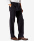 Фото #5 товара Men's Easy Classic Pleated Fit Khaki Stretch Pants