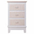 Nightstand Alexandra House Living White 30 x 64 x 40 cm