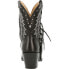 Фото #4 товара Durango Crush DRD0432 Womens Black Leather Zipper Cowboy Western Boots 9.5