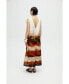 ფოტო #3 პროდუქტის Women's Printed Ankle Length Dress