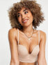 Фото #2 товара Wonderbra Ultimate backless plunge push up bra in beige