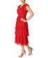 Фото #3 товара Платье Julia Jordan из шифона с рукавами-фламинго