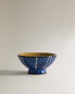 Фото #1 товара Striped ceramic snack bowl