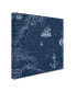 Фото #2 товара Картина холст, Trademark Global, jean Plout 'Nautical Blues 4' - 18" x 18" x 2"