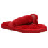 Фото #2 товара Puma Fluff Flip Flop Womens Red Casual Slippers 384938-05
