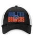 Фото #3 товара Men's Black, White Boise State Broncos Stockpile Trucker Snapback Hat