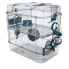 ZOLUX Kfig auf 2 Ebenen fr Hamster, Muse und Rennmuse - Rody3 Duo - L 41 x T 27 x H 40,5 cm - Blau