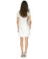 Фото #2 товара Women's Sequined Short-Sleeve Mini Dress