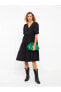 Фото #1 товара Платье LC WAIKIKI XSIDE V-образное с утонченными рукавами-баллонами