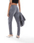 Фото #4 товара Vila tailored high waisted trouser co-ord in grey