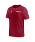 Фото #2 товара Men's Crimson Oklahoma Sooners 2024 Sideline Coach Performance Top