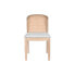 Фото #4 товара Обеденный стул DKD Home Decor Ель полиэстер Светло-серый (46 x 61 x 86 cm)