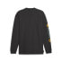 Фото #2 товара Puma Downtown Graphic Long Sleeve Sweatshirt Mens Black 62127101